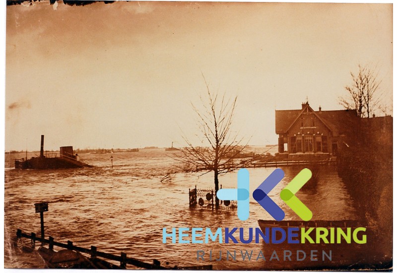 Tolkamer 1904 Hoogwater- Douane kantoor Jonge Wilhelminaboom Coll. G.B.janssen